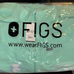 FIGS MEN SCRUB JACKET COLOR TEAL SIZE L